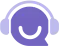 Headset icon in purple