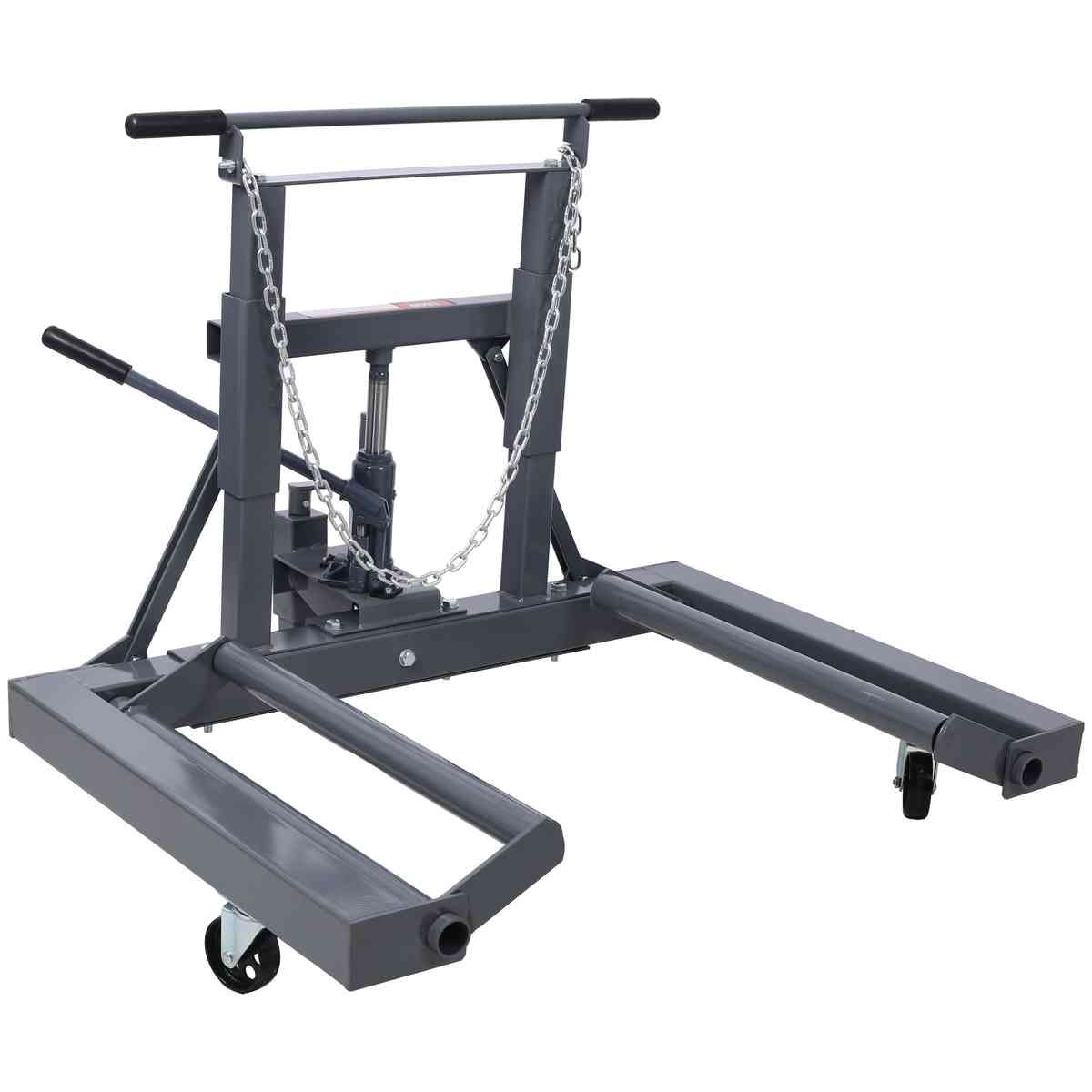 1,500 Lb. Capacity, Adjustable Height Dual Wheel Dolly for Large Trucks