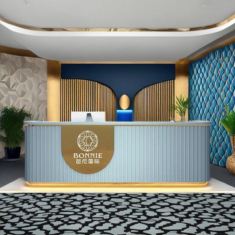 reception counter front desk design modern reception counter reception furniture custom reception desk