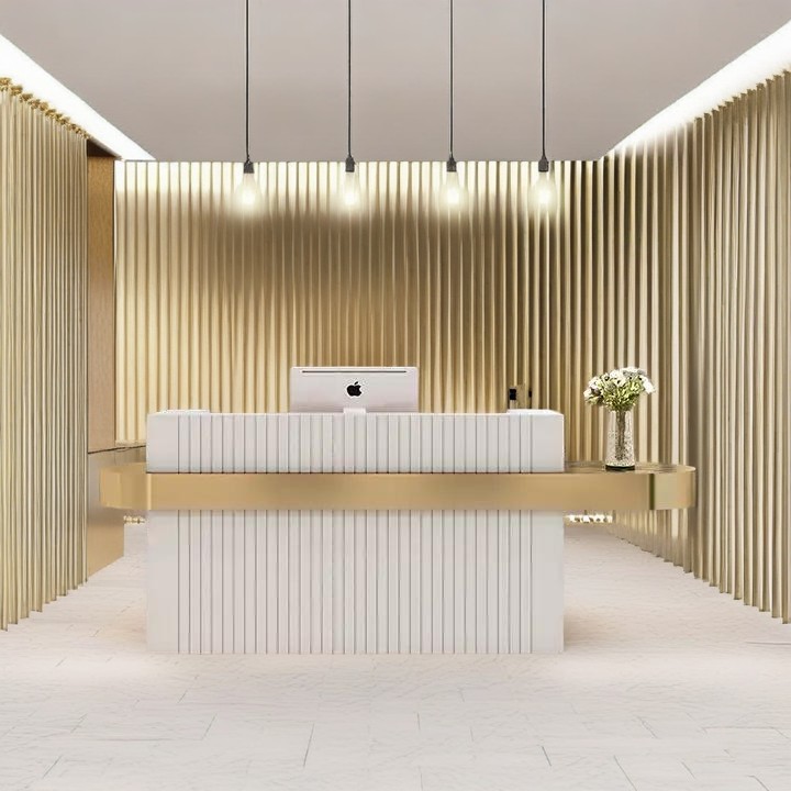 reception counter front desk design modern reception counter reception furniture custom reception desk