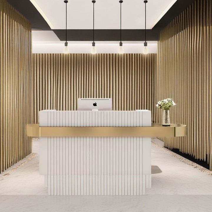 reception counter front desk design modern reception counter reception furniture custom reception desk