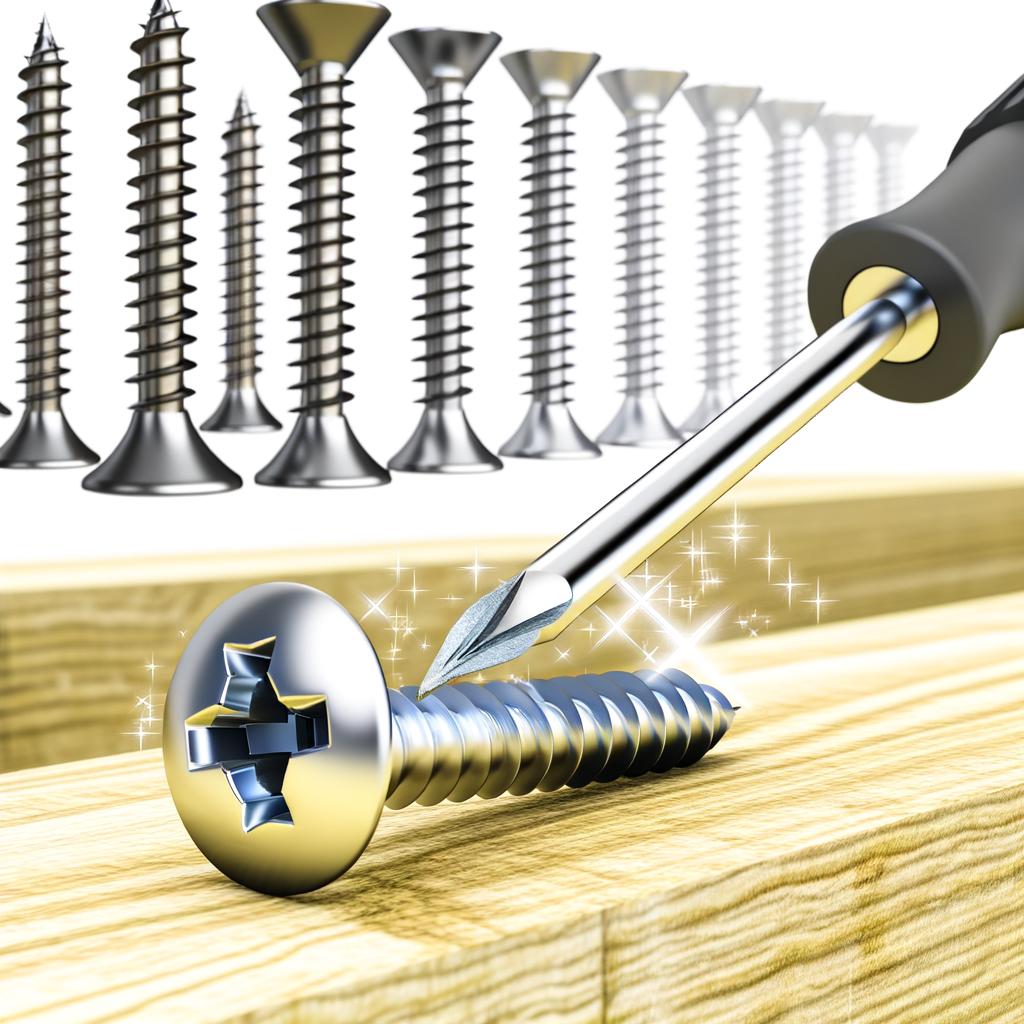 screw screw types screw sizes screw materials