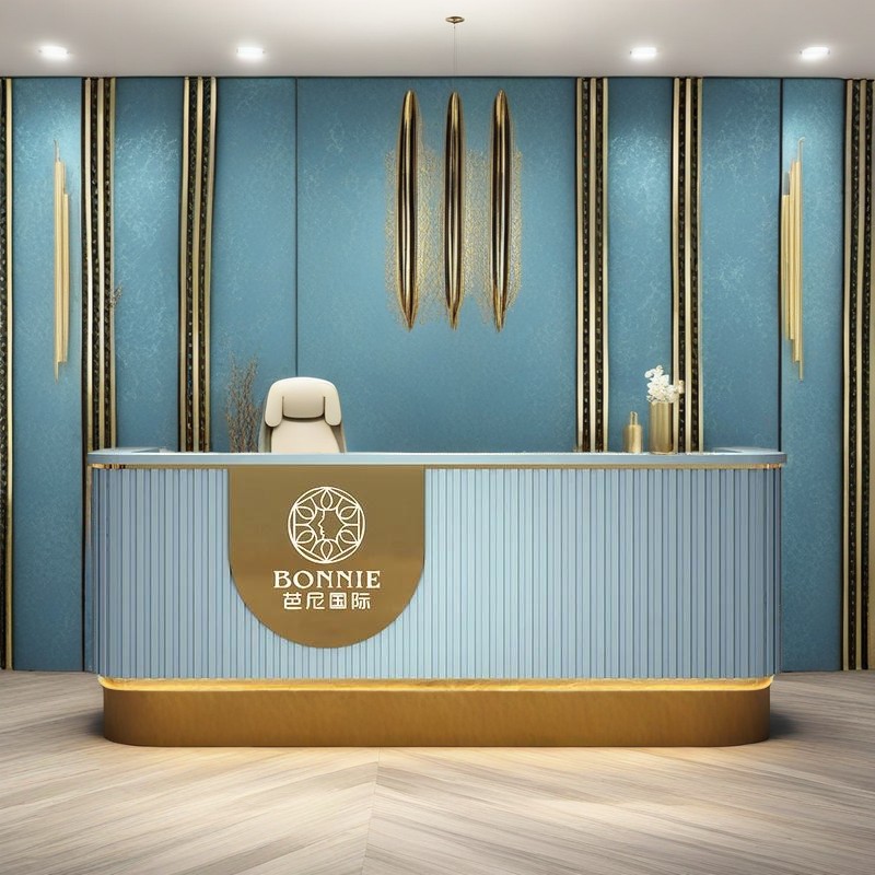 reception counter front desk design modern reception counter reception furniture custom reception desk