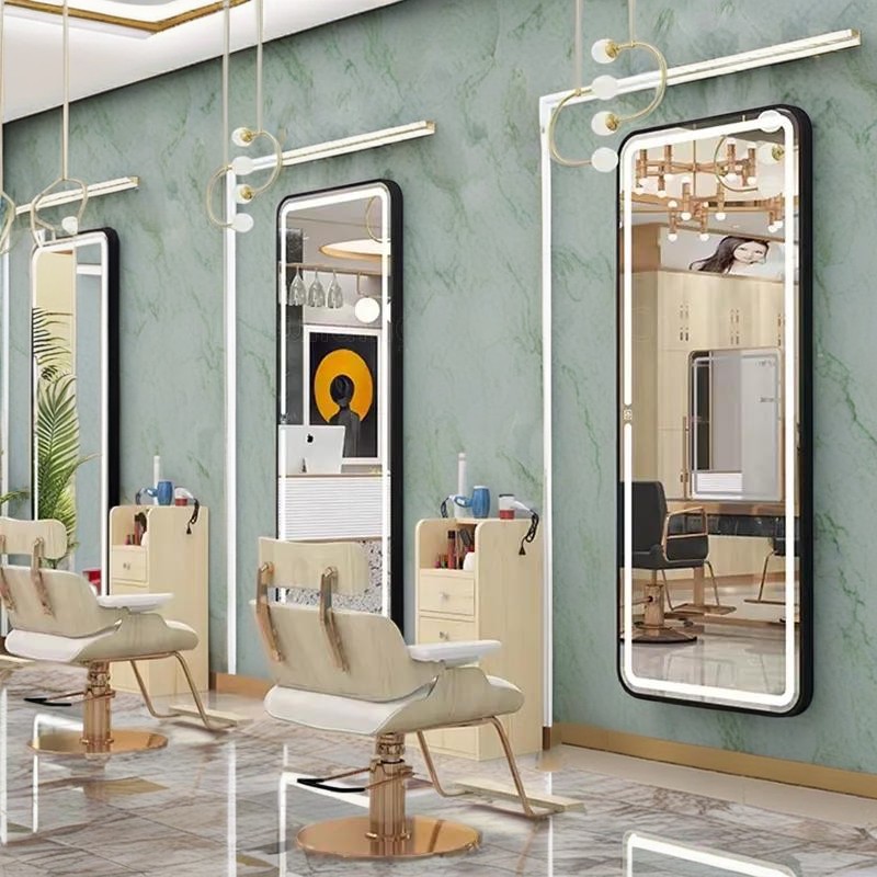 massage salon mirror