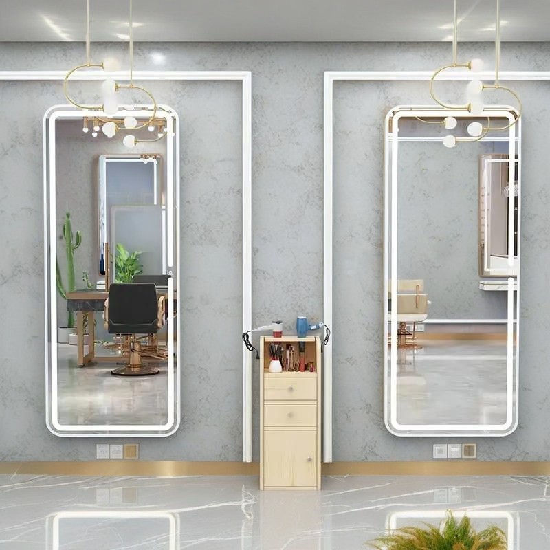 massage salon mirror