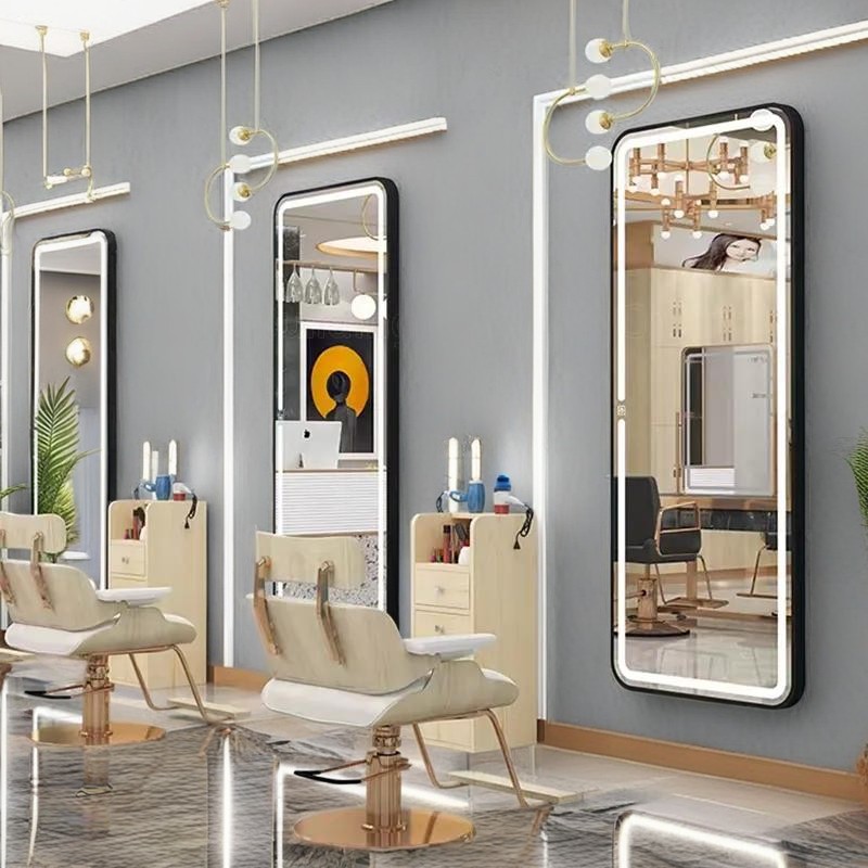 massage salon mirror