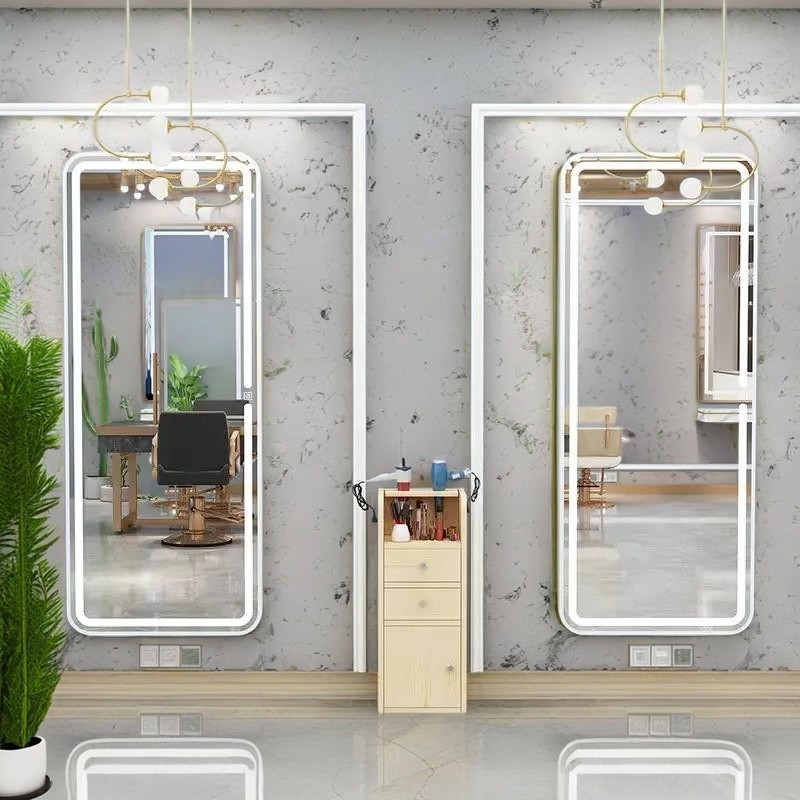 massage salon mirror