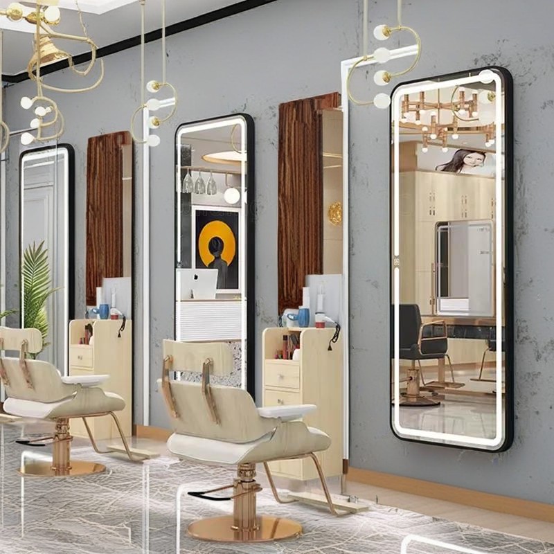 massage salon mirror