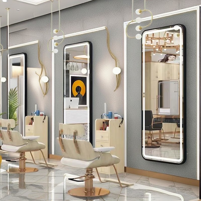 massage salon mirror