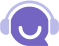 Headset icon in purple